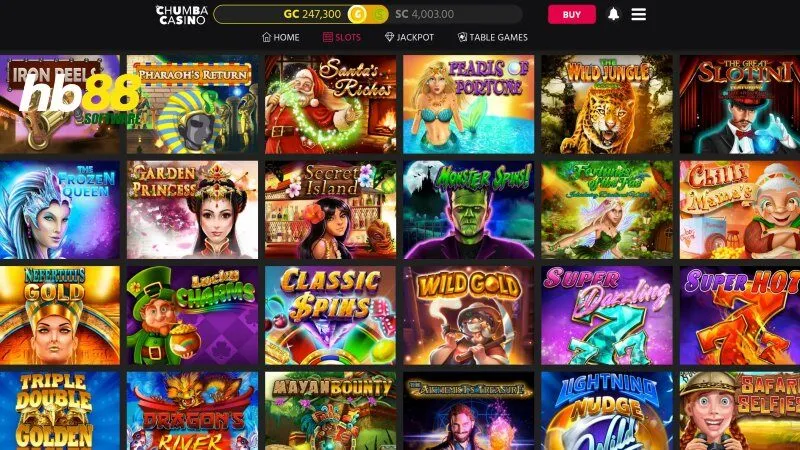 Những trò chơi nổi bật tại Chumba casino